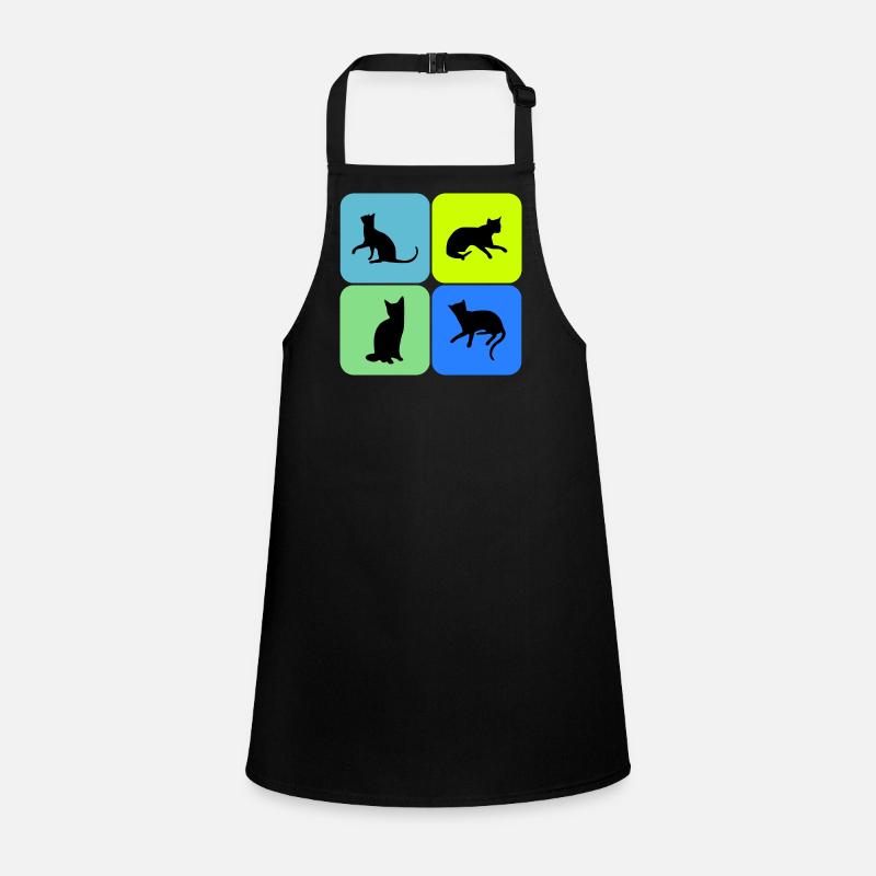 Katze Katze Katze Katze Katze Katze, Geschenk Schürze für Kinder