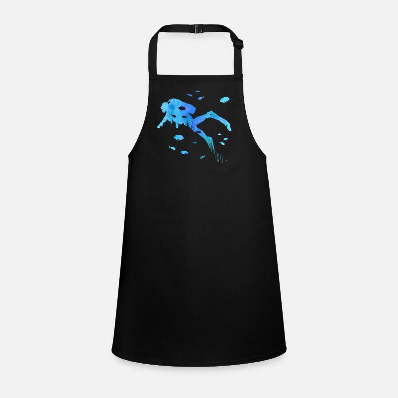 Diver - Fish - Diving - Scuba Deep Sea Diver Children's Apron