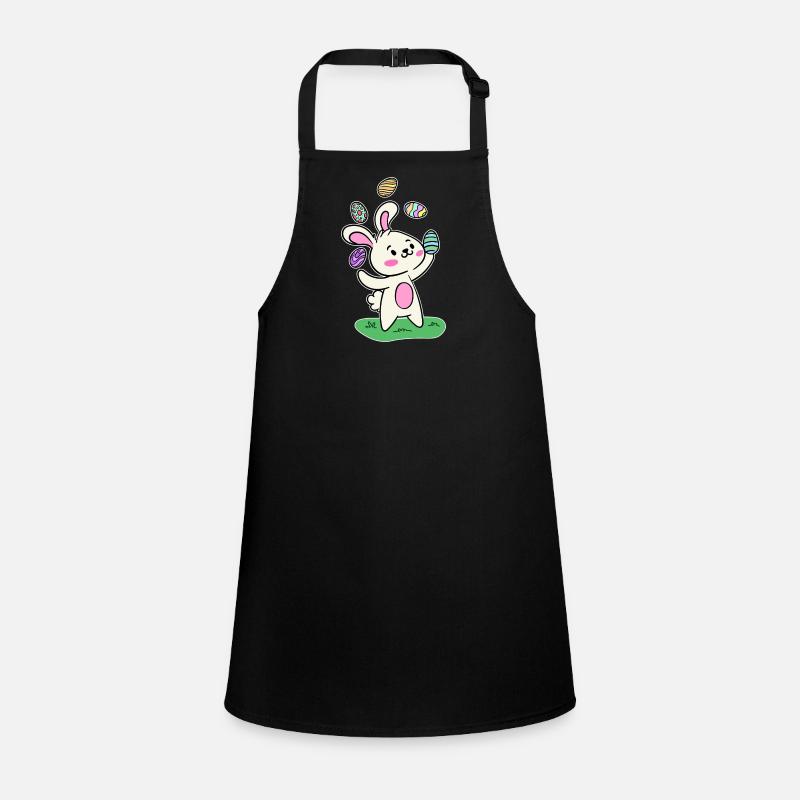 Easter bunny Easter bunny Easter eggs Happy Easter Children's Apron