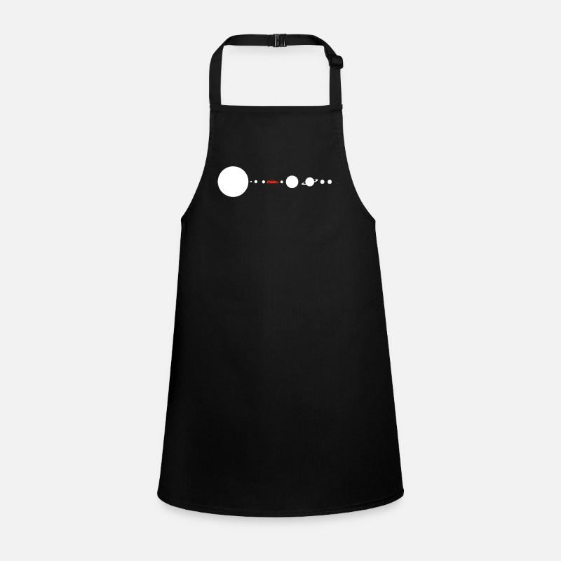 Tesla in Space Solar System SpaceX Schürze für Kinder