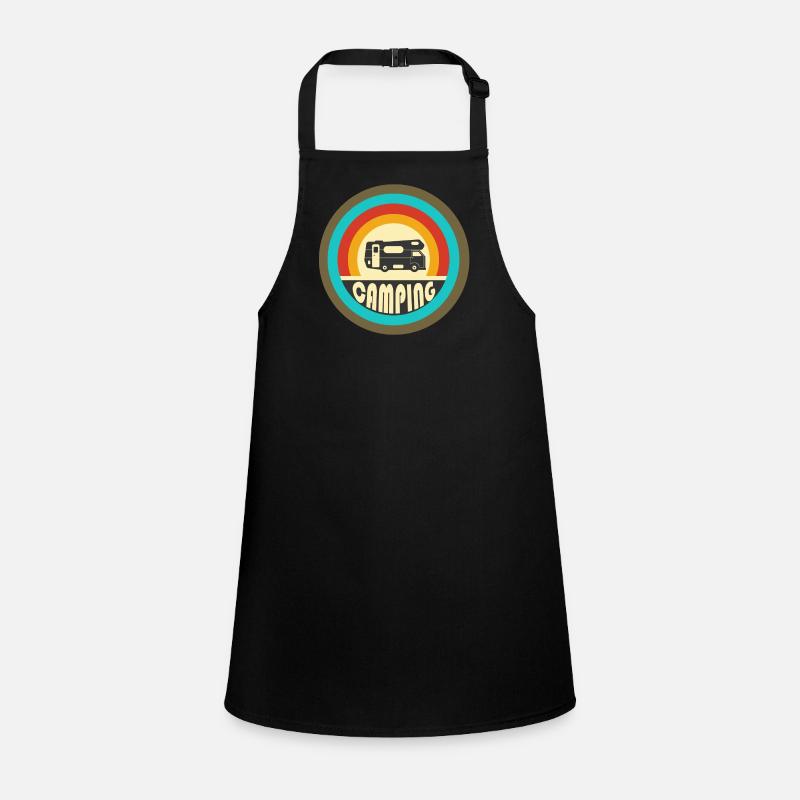 Camping Vintage Design / Geschenkidee Schürze für Kinder