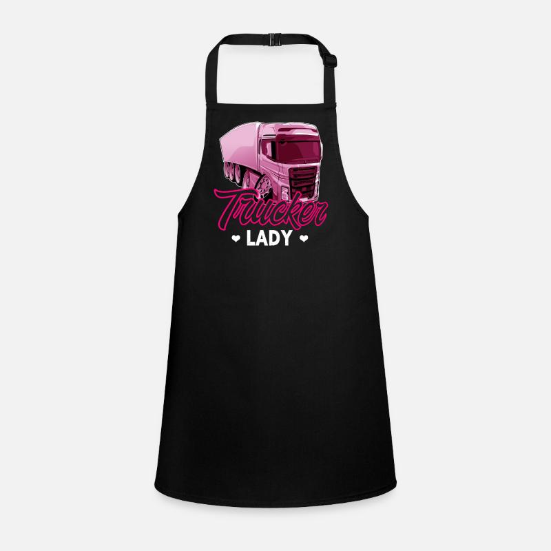 Trucker Lady Schürze für Kinder