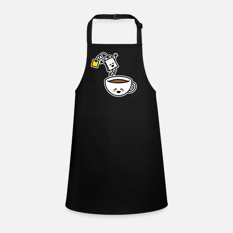 Tea bag tea cup tea drinker tea lover Children's Apron