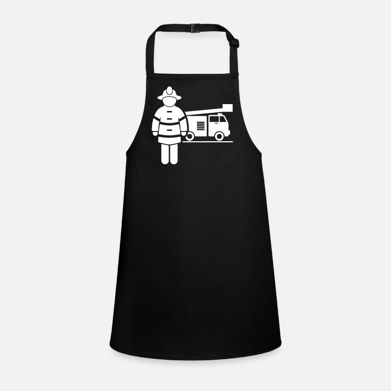 Feuerwehrmann Floriansjünger Brandbekämpfer Schürze für Kinder