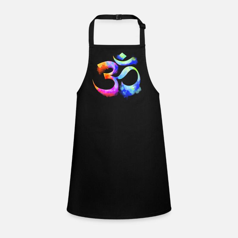 Om arcenciel Aquarell Schürze für Kinder