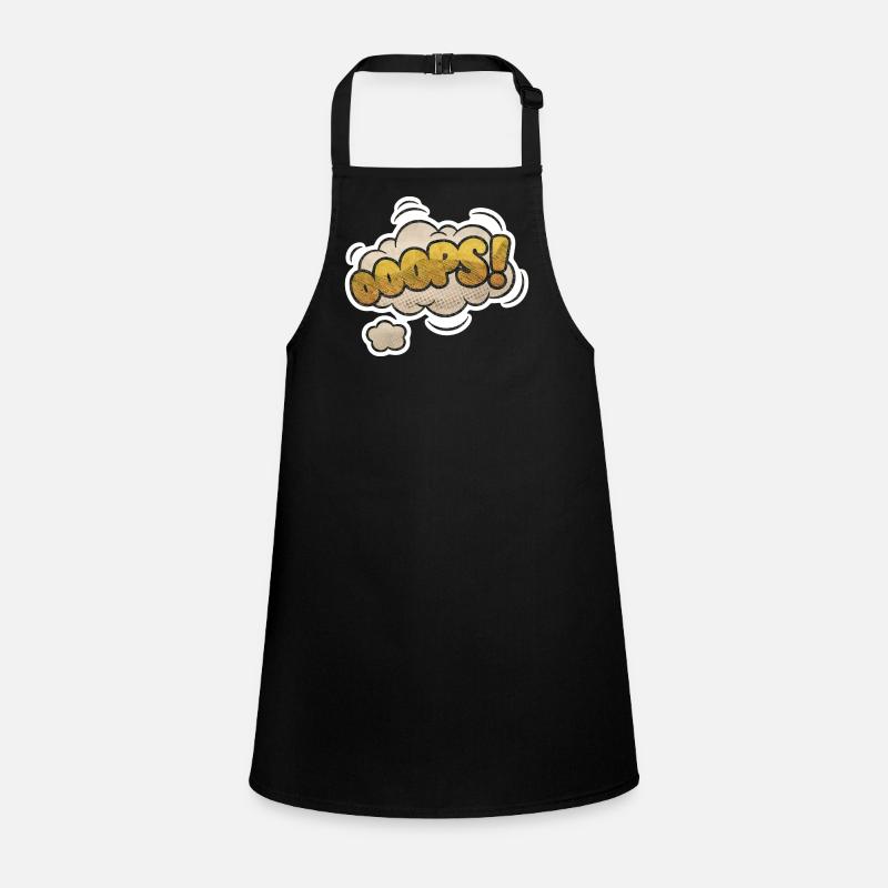 Comic Ooops Funny Pop Art Saying Children's Apron