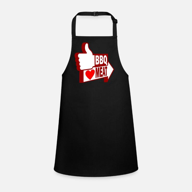 Like BBQ, love meat Children's Apron