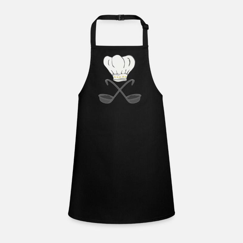 Chef's hat with soup ladles, cooking Children's Apron