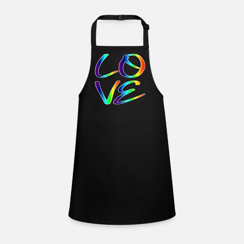 EGALITÉ AMOUR RESPECT - ARC-EN-CIEL LGBTQ Tablier Enfant