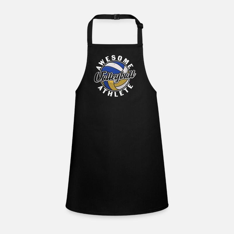 Awesome Volleyball Athlete Children's Apron