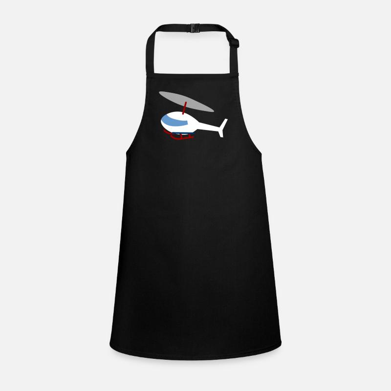 White Helicopter Children's Apron