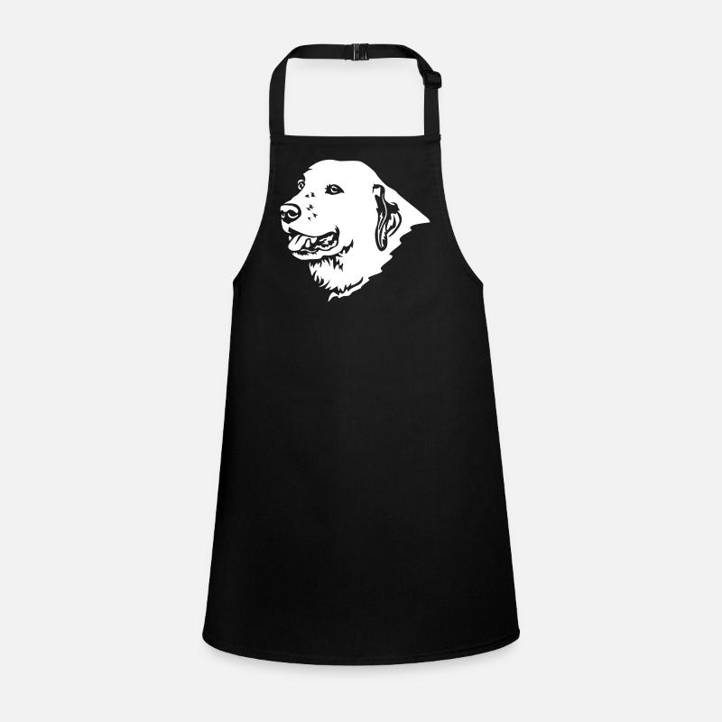 Tête Ovcharka d’Asie centrale « Black Edition » Tablier Enfant