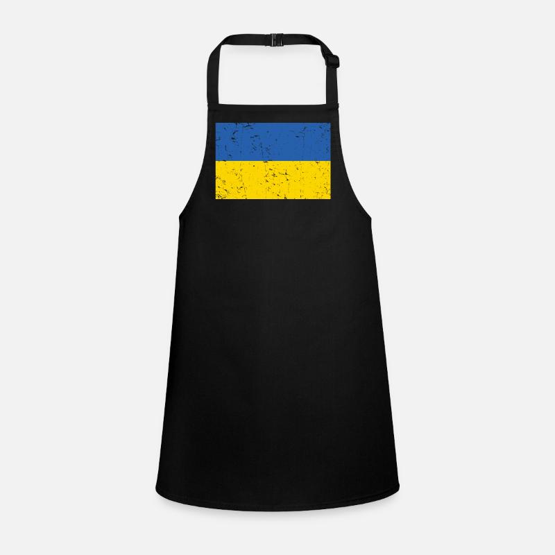 Ukraine Flag Distressed Children's Apron