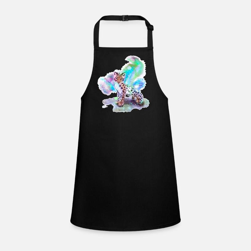 Schneeleopard Schürze für Kinder