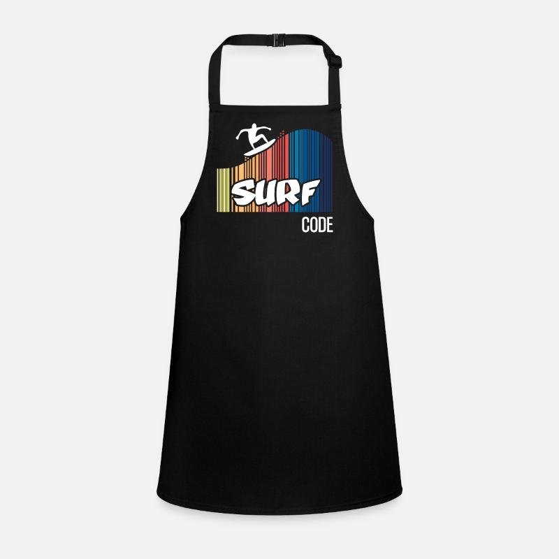 Code de surf (sombre) Tablier Enfant