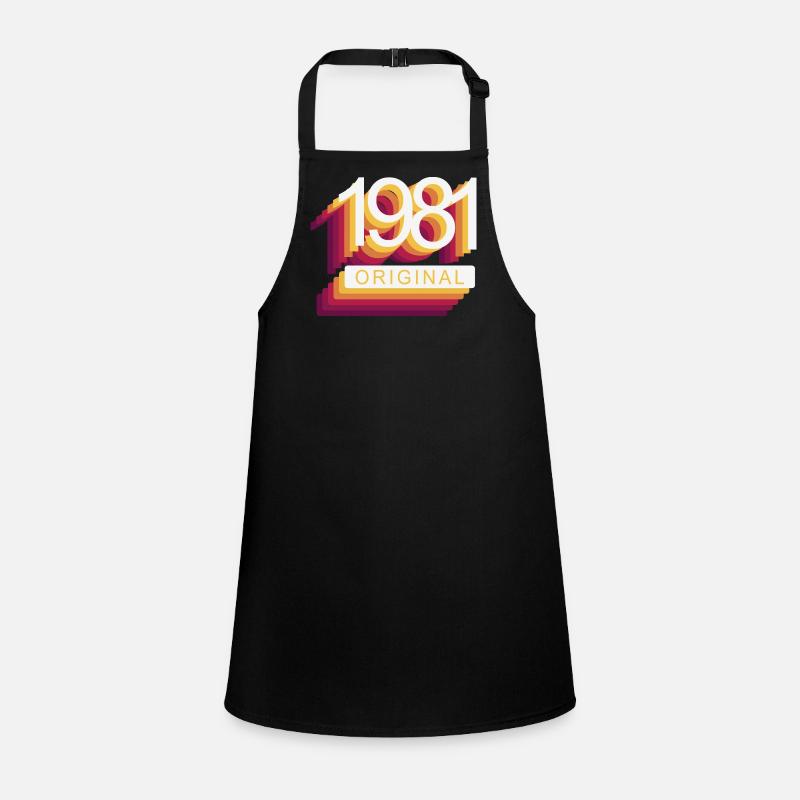 Born in 1981 Children's Apron