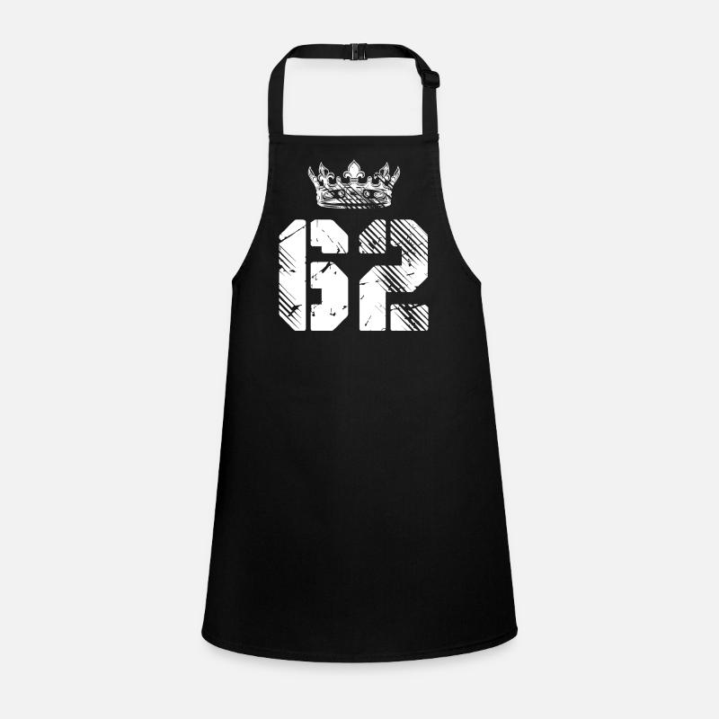 62 Number crown Children's Apron