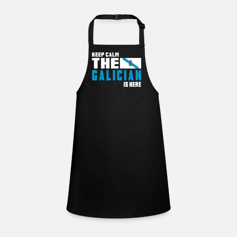 keep calm Galicia flags design Children's Apron