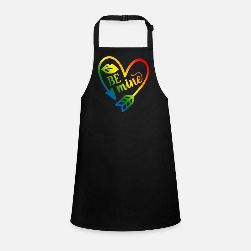 t-shirt de la Saint-Valentin soit le mien Saint-Valentin Tablier Enfant