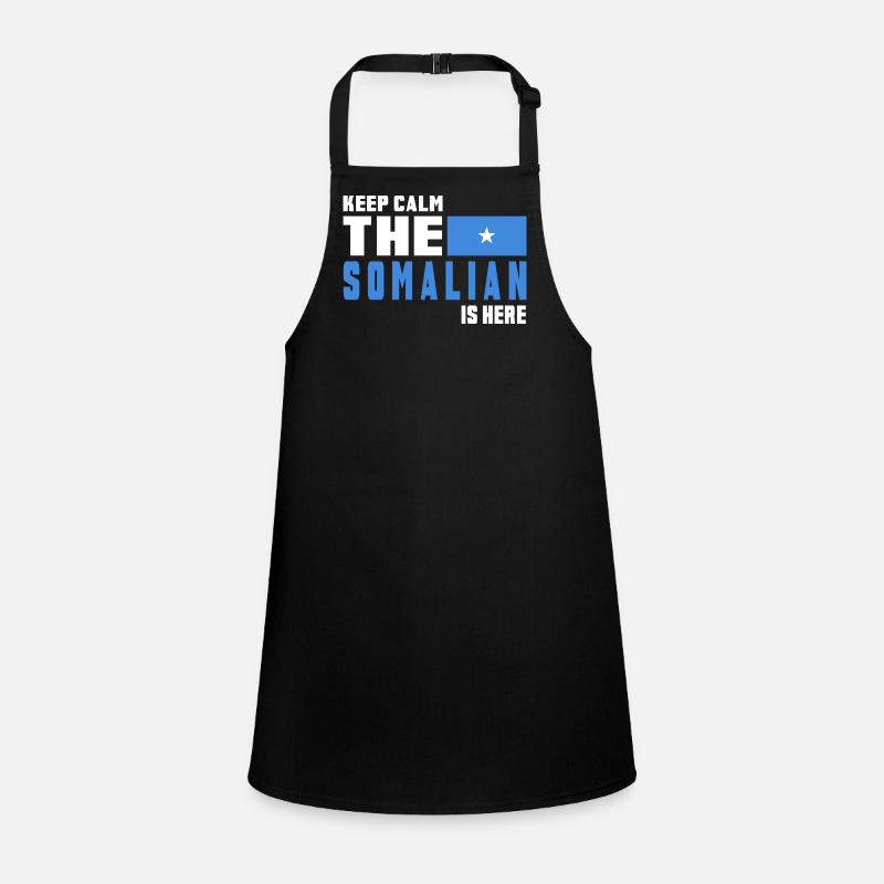 Keep calm Somalia flag design Children's Apron