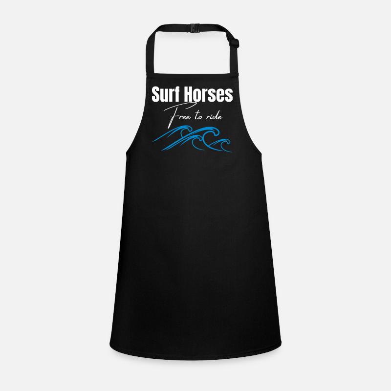 Chevaux de surf gratuits pour chevaucher les vagues Tablier Enfant