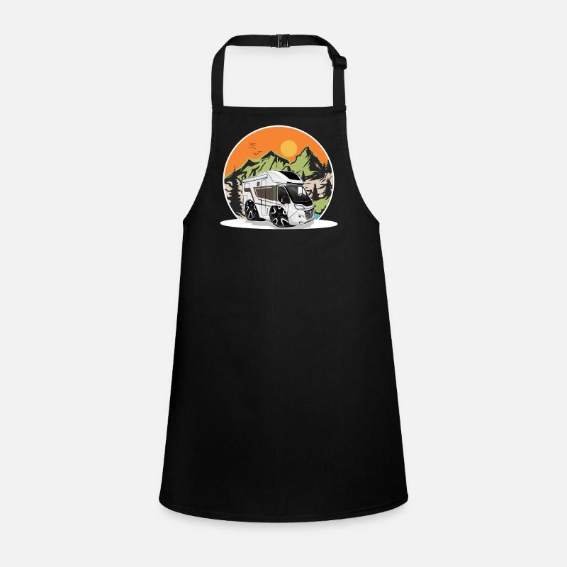 Camping Camper Campen Tablier Enfant
