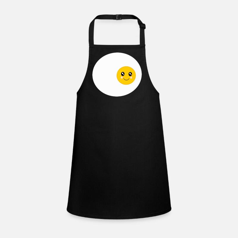 Kawaii Fried Egg Egg Eggs Costume Kawaii Sticker Children's Apron