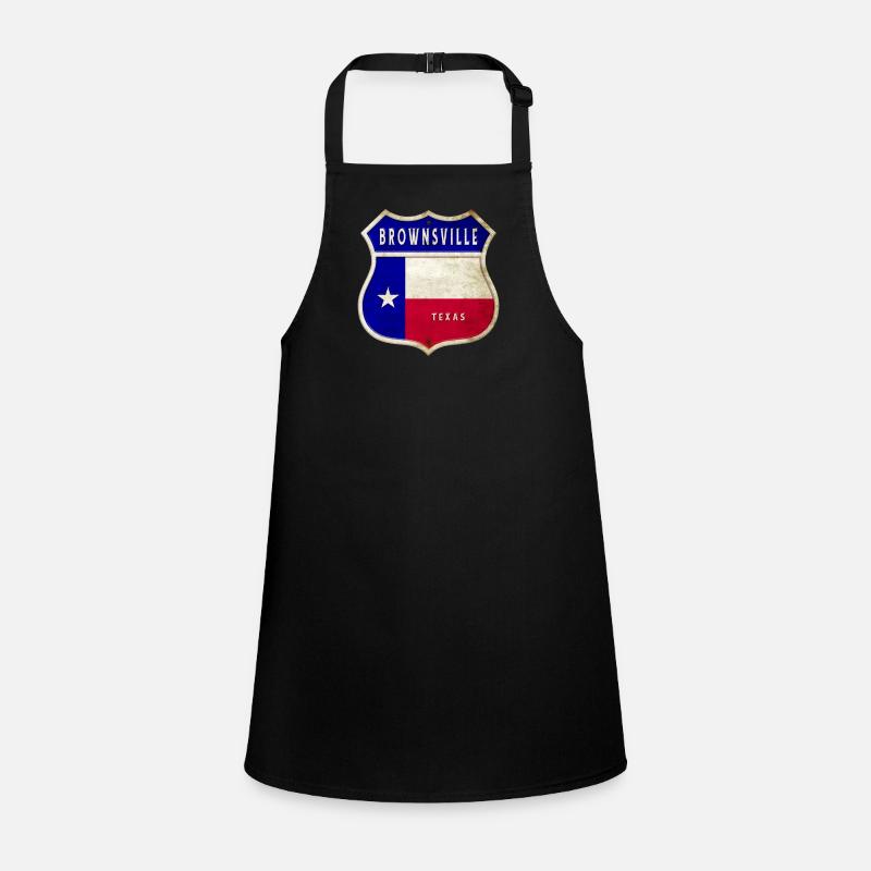 Design du drapeau texan de Brownsville Tablier Enfant