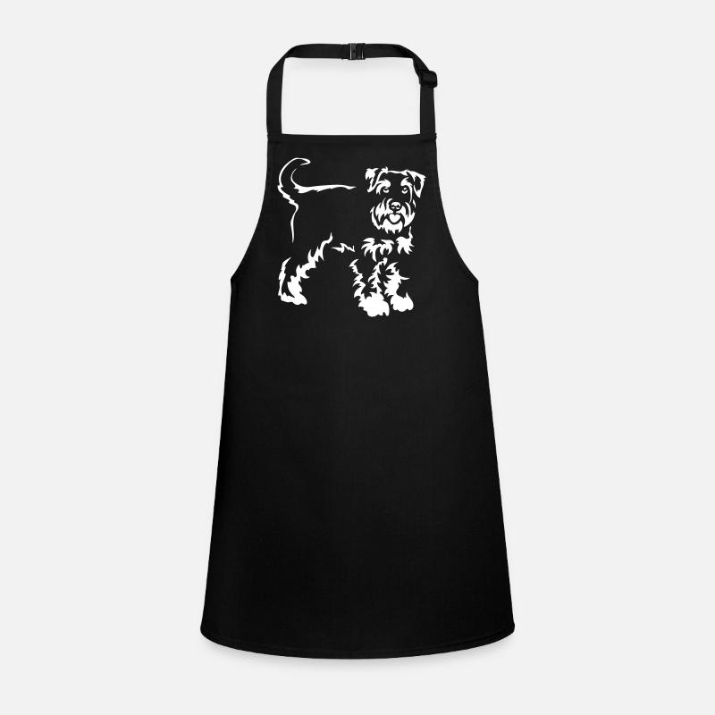 Schnauzer « Édition Noire » Tablier Enfant