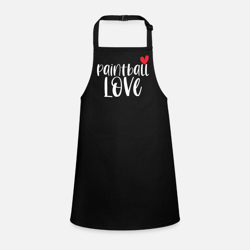 Paintball Love Paintballer Gotcha Gift Children's Apron