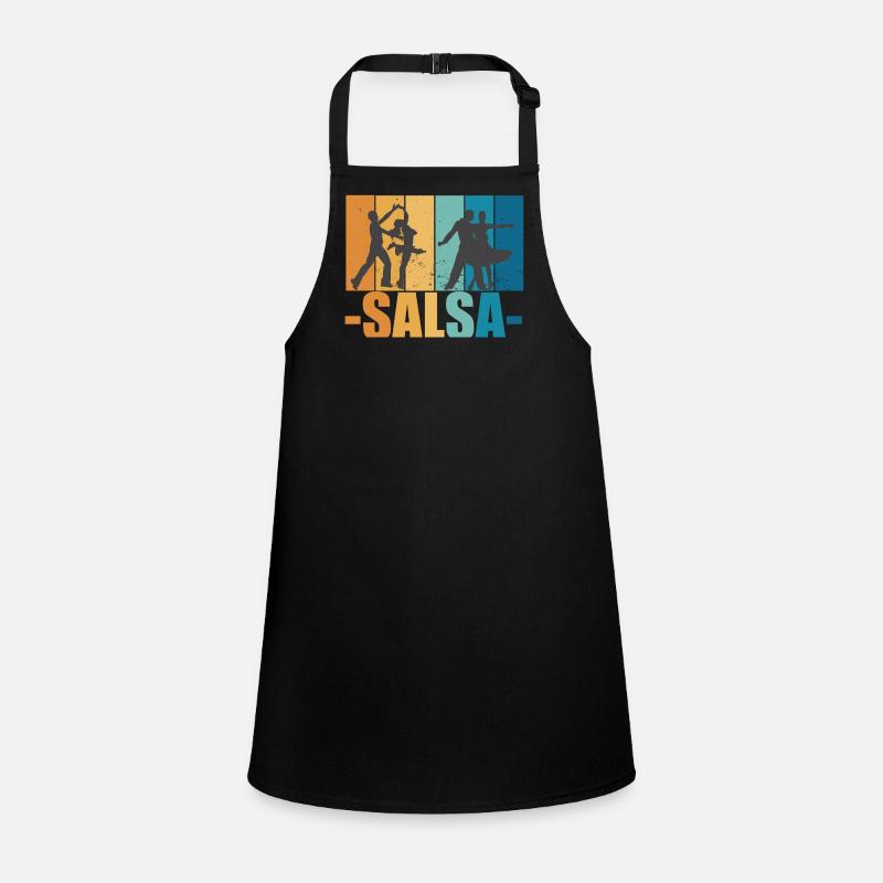 Salsa Vintage Dancer Retro Dancing Gift Children's Apron
