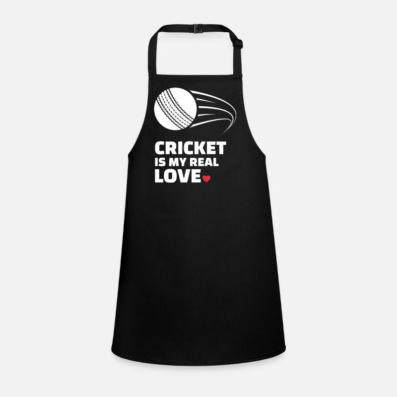 J’aime le cricket pour tous les joueurs de cricket Tablier Enfant