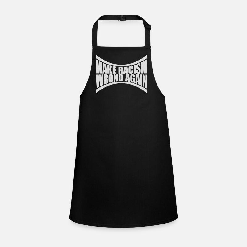 make racism wrong again Children's Apron