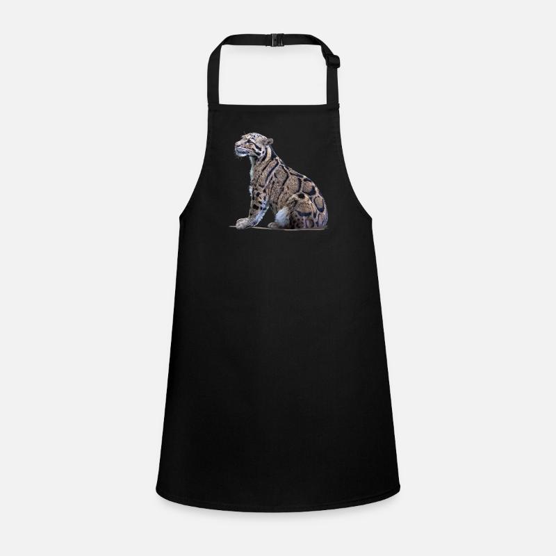 Clouded leopard Children's Apron
