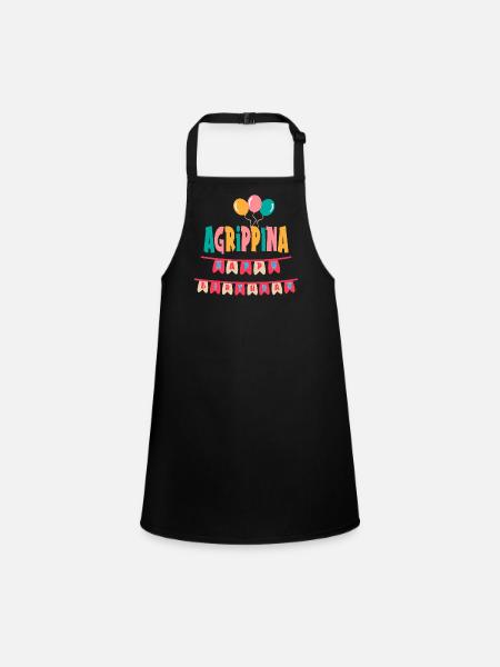 Agrippina t-shirt joyeux anniversaire joyeux anniversaire - Tablier Enfant - noir - Devant