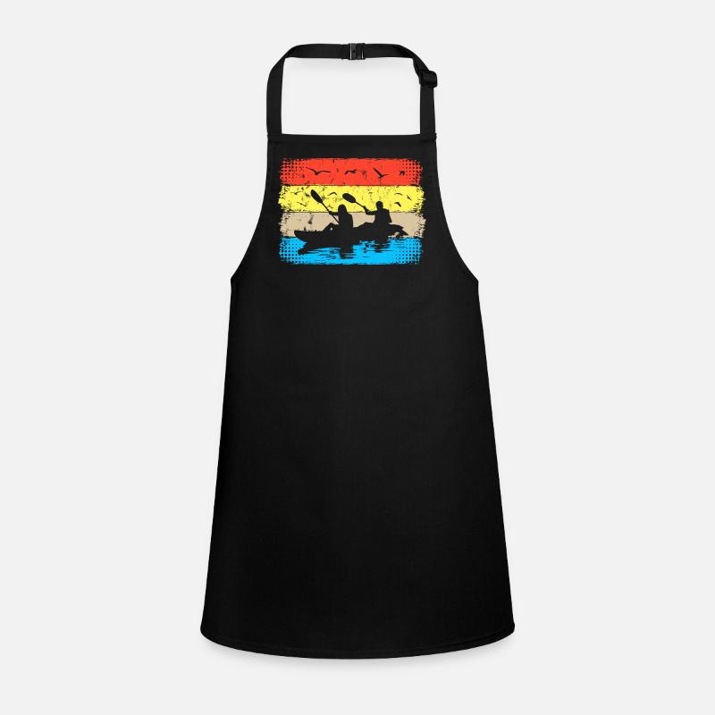 Retro Kayaking - Kayaking - Canoeing & Rowing Children's Apron