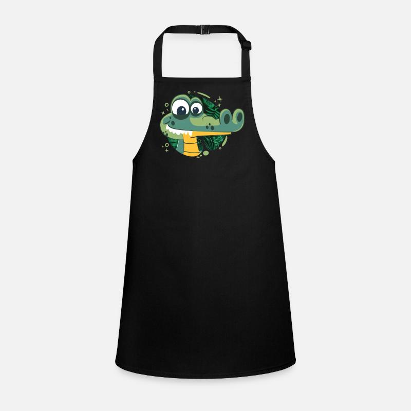Alligator d’anniversaire vif! Tablier Enfant