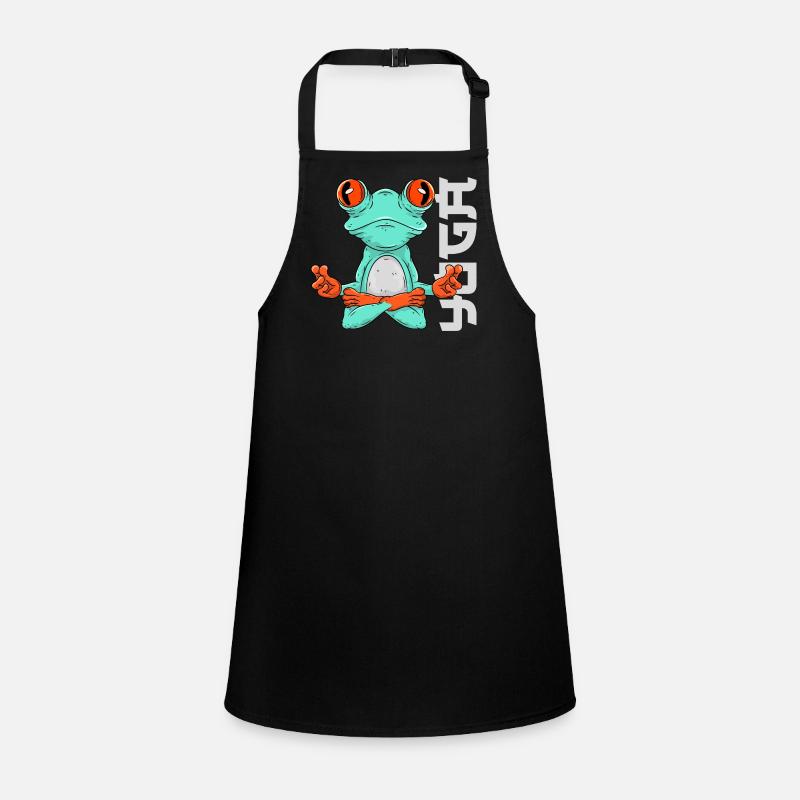 Frog Yoga Children's Apron