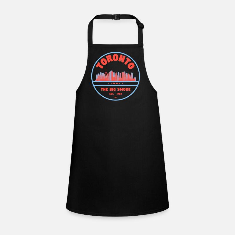 Toronto Skyline Emblem Big Smoke Schürze für Kinder
