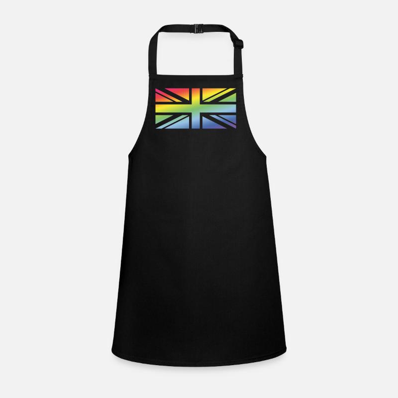 Union Jack / Rainbow Flag (Grande-Bretagne / Royaume-Uni) Tablier Enfant