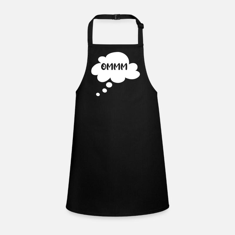Om Cloud Thought Bubble Yoga Speech Bubble Meditation Children's Apron