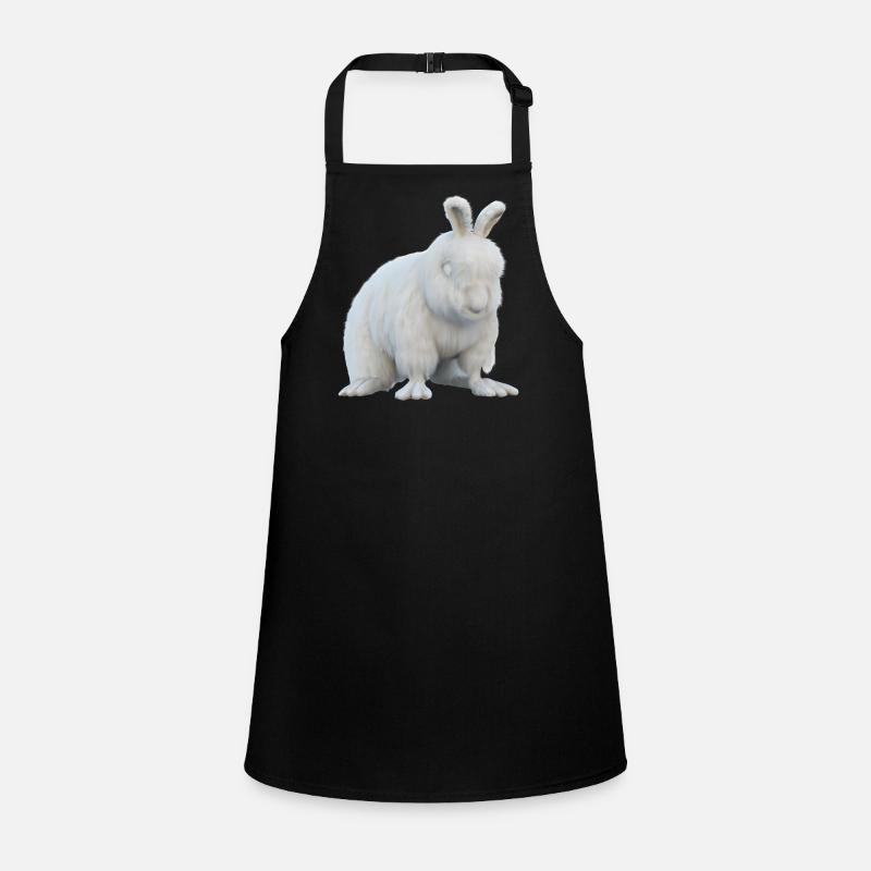 Fluffy Angora rabbit Children's Apron