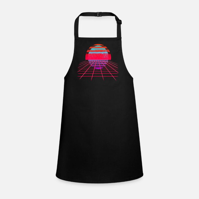 Rétro Wave Sunset Vaporwave Tablier Enfant