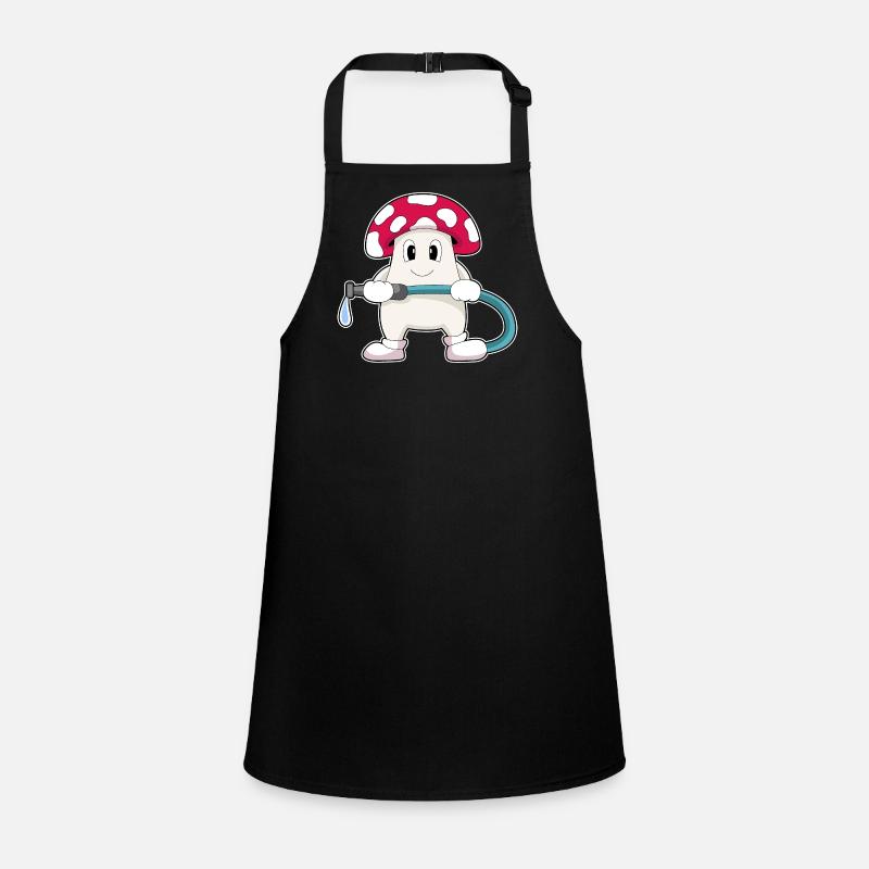 Mushroom Firefighter Fire Hose Fire Brigade Children's Apron