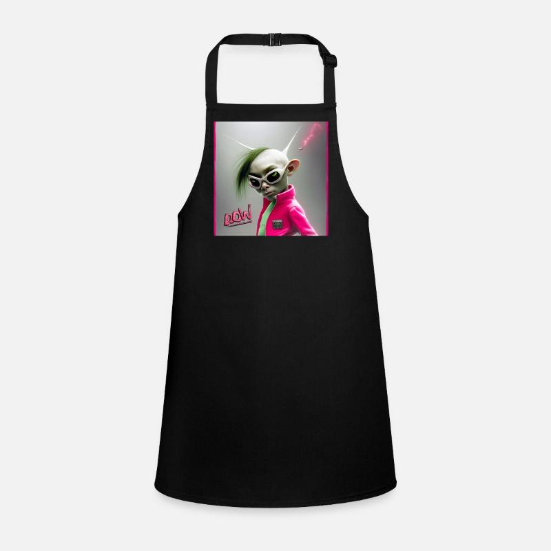 Punky alien 01 Children's Apron