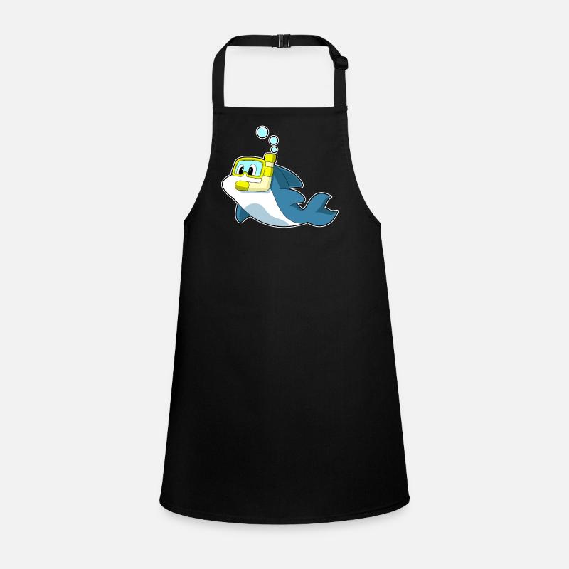 Plongée en apnée avec plongeur de dauphins Tablier Enfant