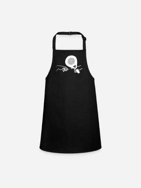 Rackets Padel Padel Team Sport Training Tennis - Children's Apron - black - Front