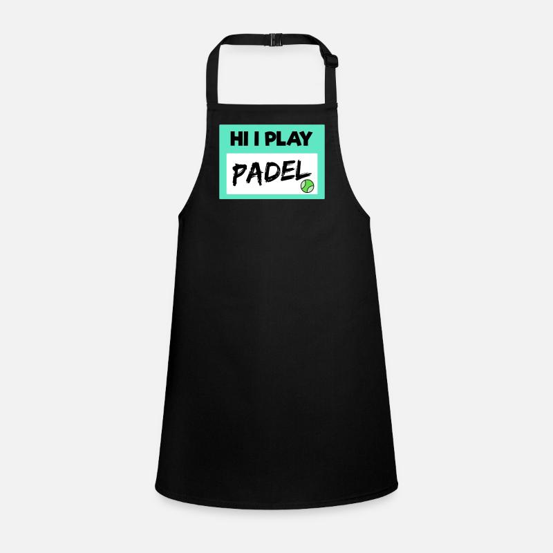 Leisure Padel Player Padel Game Balls Statement Children's Apron