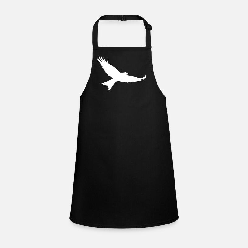 Greifvogel in weiss Schürze für Kinder