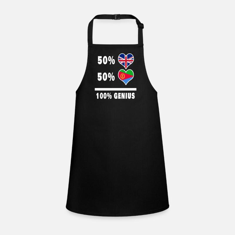 Eritrea and Great Britain 100% Genius Flag Children's Apron